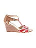Marc Fisher Color Block Pink Wedges Size 10 - photo 1