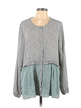 LOGO Long Sleeve Blouse (view 1)