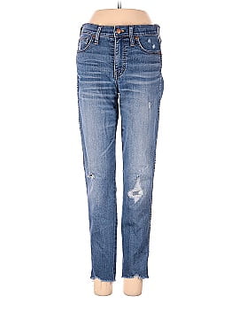 Madewell 9" High-Rise Skinny Jeans in Allegra Wash: Rip and Repair Edition (view 1)