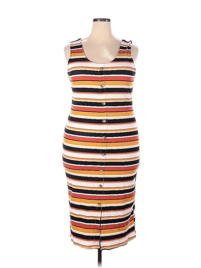Pre-owned No Boundaries Casual Dress In Orange
