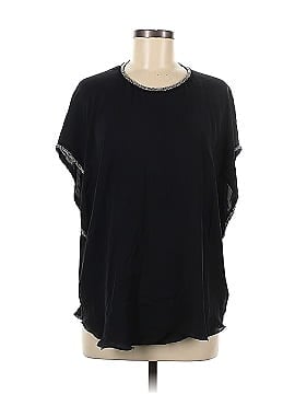 L'Agence Short Sleeve Silk Top (view 1)