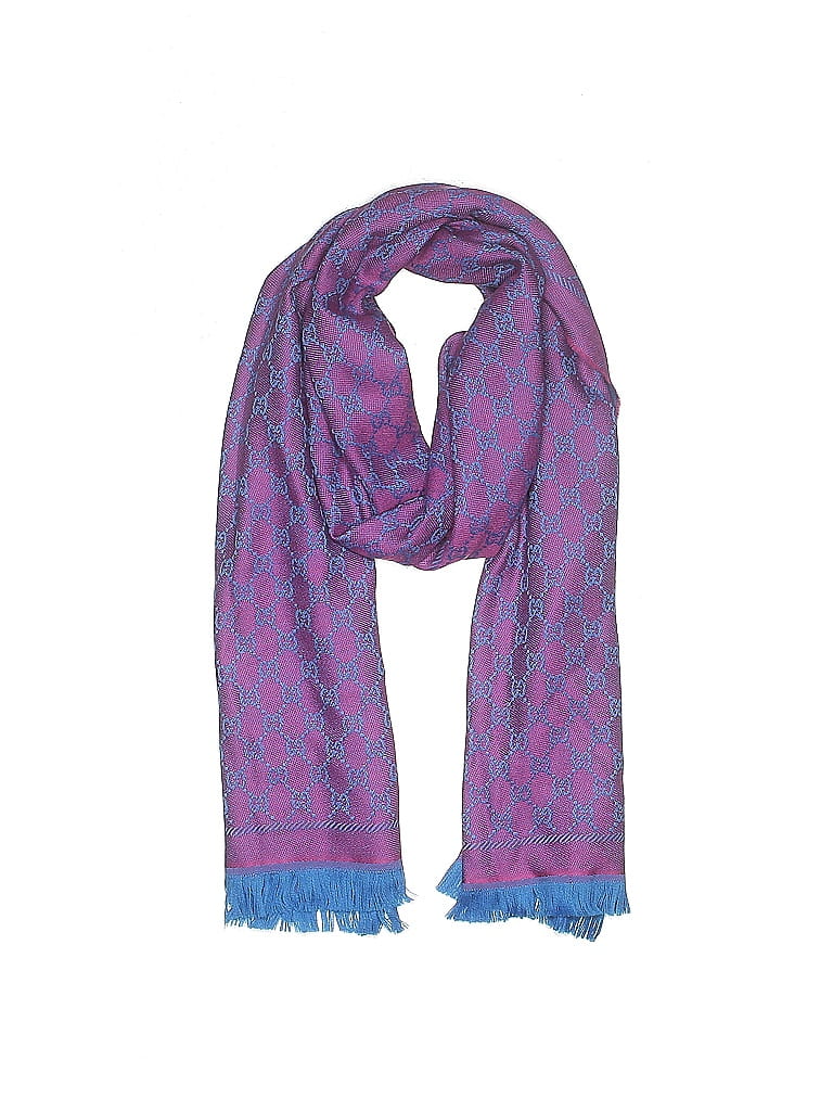 Gucci 100% Wool Purple Scarf One size - photo 1