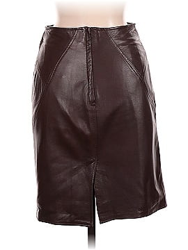 La Nouvelle Renaissance Faux Leather Skirt (view 2)