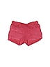 Maurices 100% Cotton Solid Red Pink Shorts Size M - photo 1