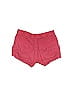 Maurices 100% Cotton Solid Red Pink Shorts Size M - photo 2