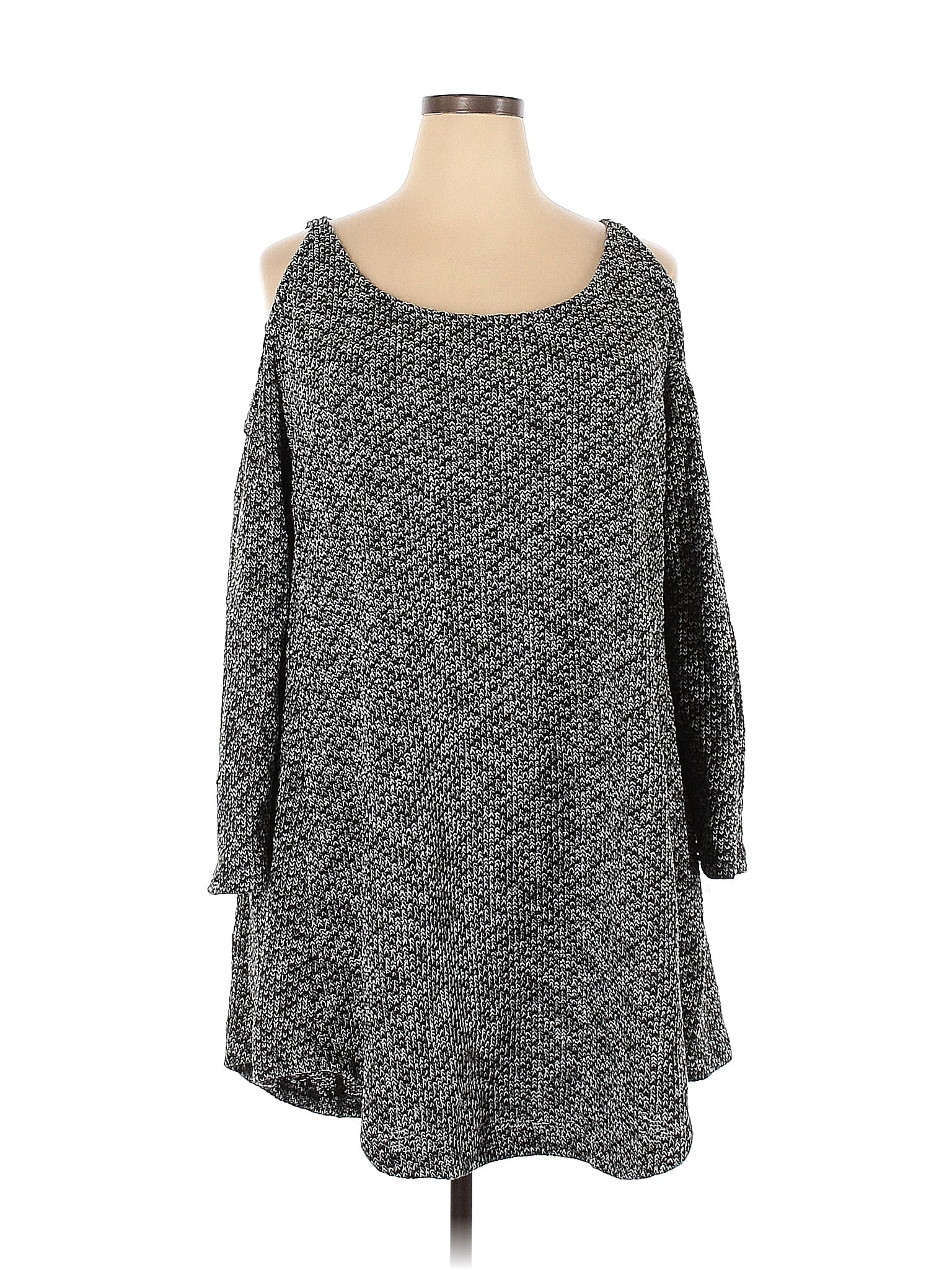 Ice Silk Gray Long Sleeve Top Size 3X (Plus) - 44% Off | ThredUP