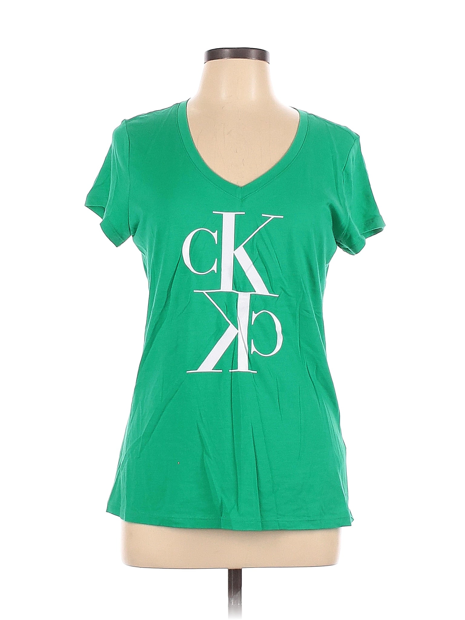 CALVIN KLEIN JEANS Green Short Sleeve TShirt Size L 63 off thredUP