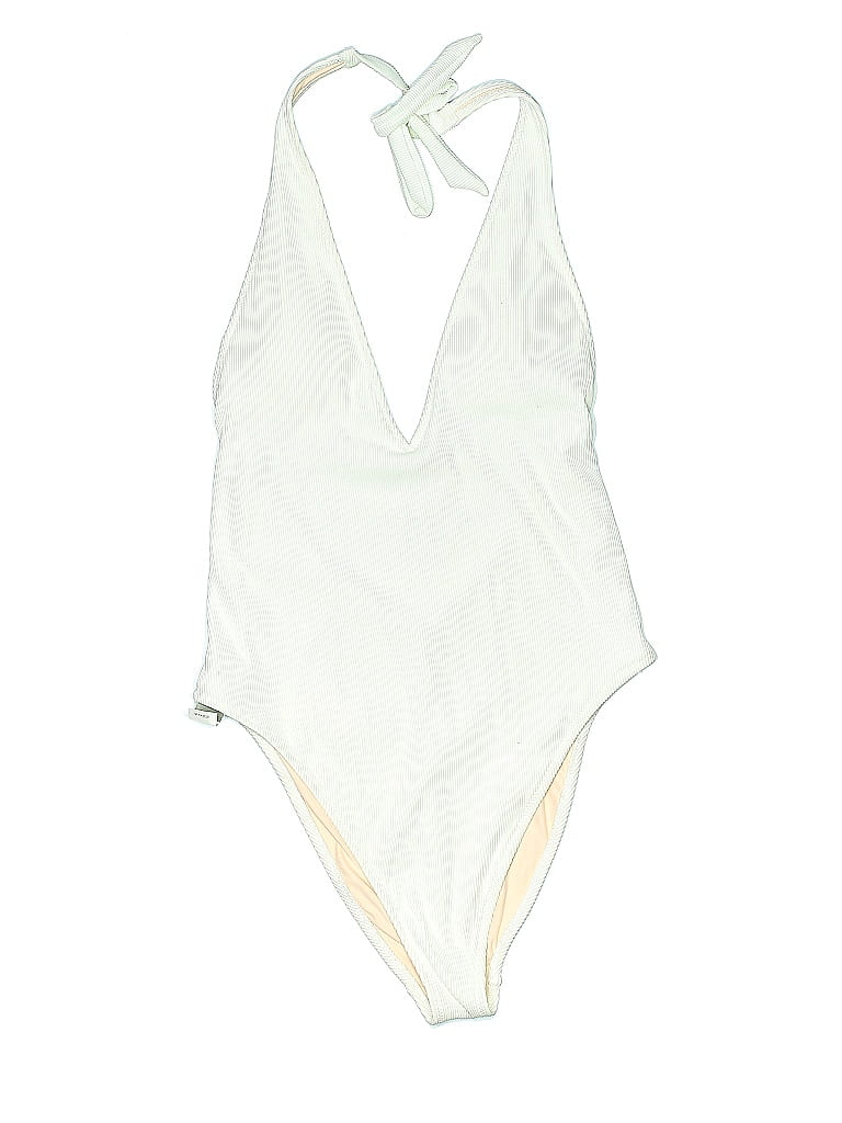 Aerie White One Piece Swimsuit Size L 39 off thredUP