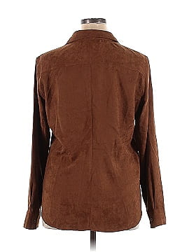 New York & Company Faux Leather Top (view 2)