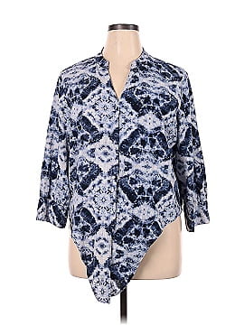 INC International Concepts Long Sleeve Blouse (view 1)