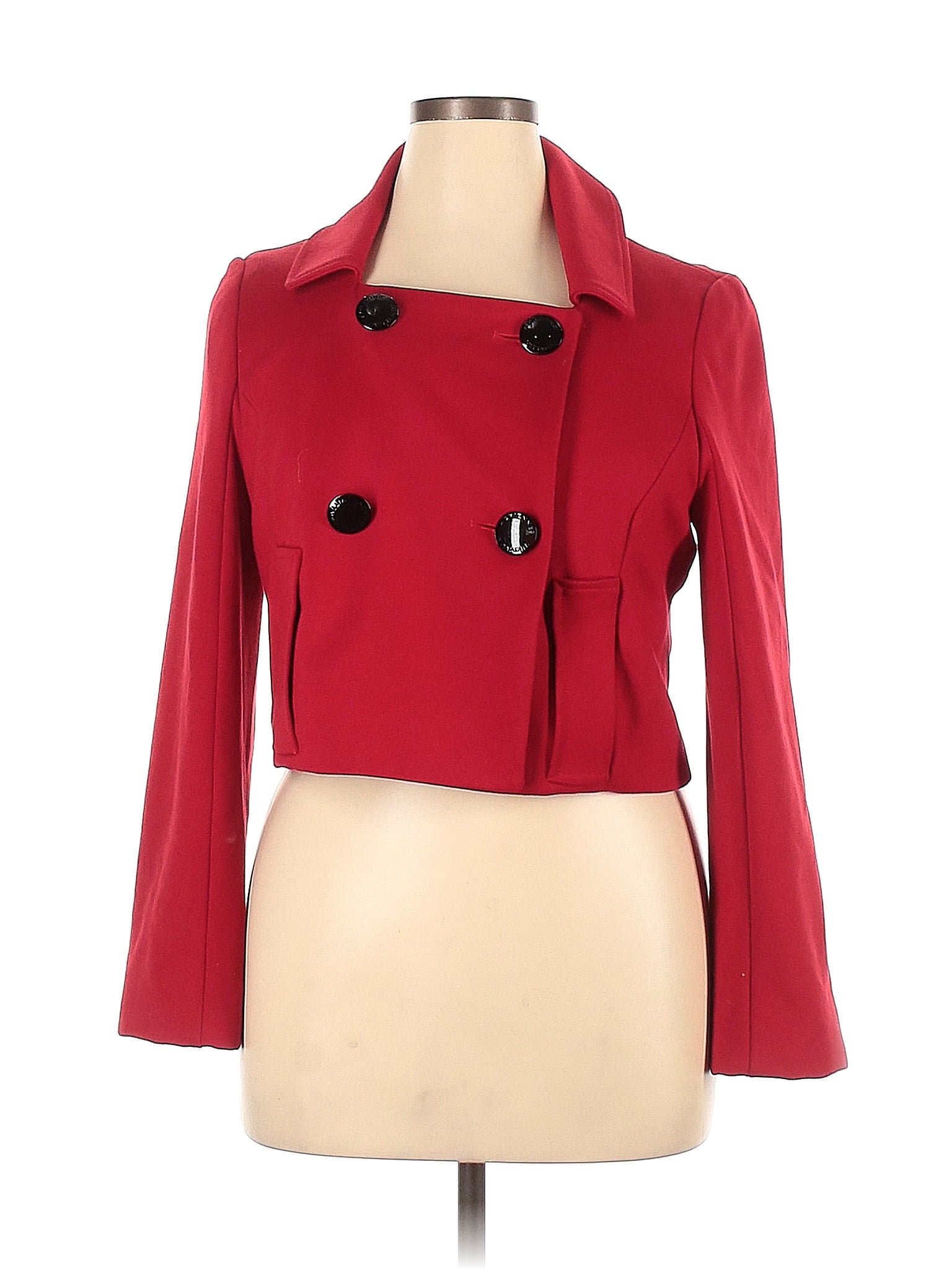 Adrienne Vittadini Red Blazer Size 14 - 72% off | thredUP