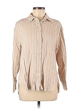 Zara Long Sleeve Button-Down Shirt (view 1)