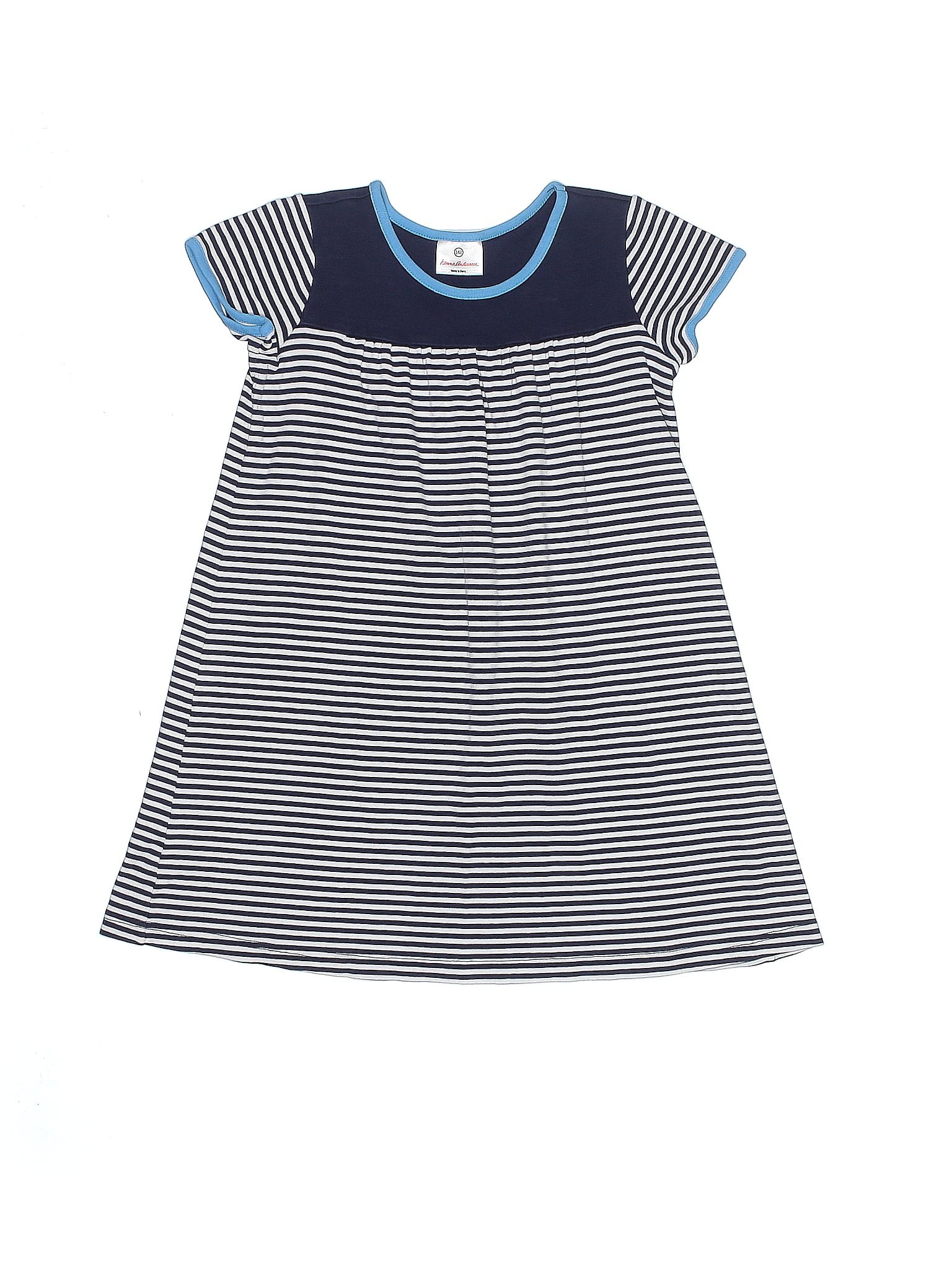 Hanna Andersson 100% Cotton Stripes Blue Dress Size 140 (CM) - 46% off ...