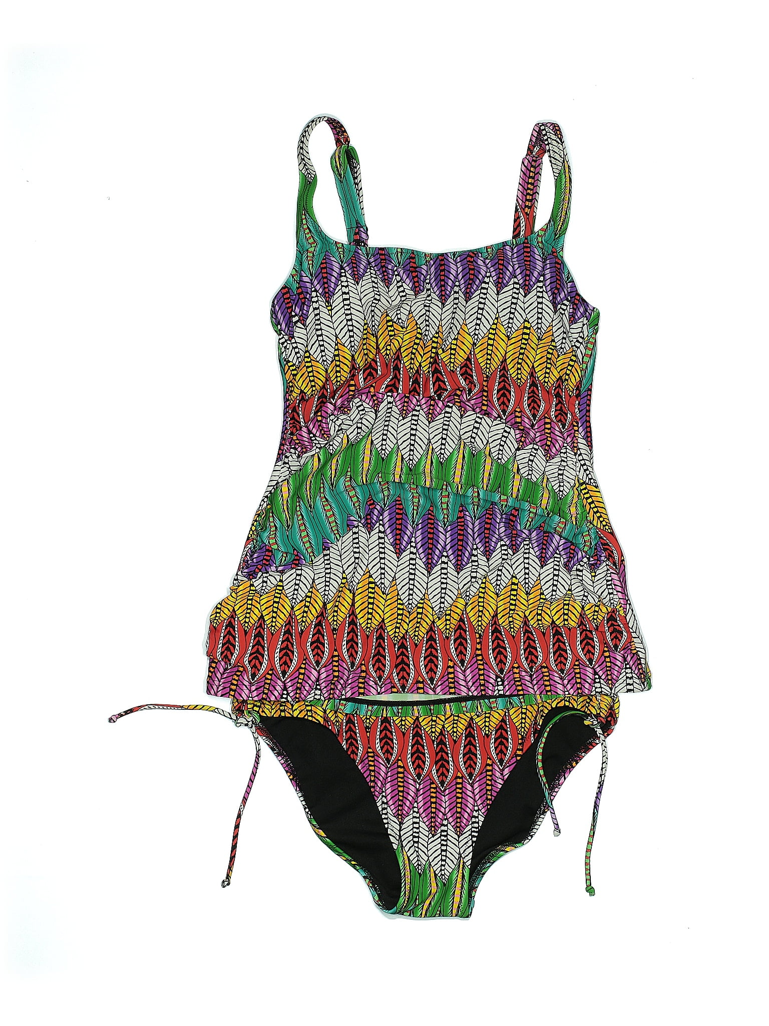 Profile By Gottex Women's Standard Tutti Frutti Recycled Square Neck - View #2