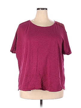 Lane Bryant Outlet Short Sleeve Blouse (view 1)