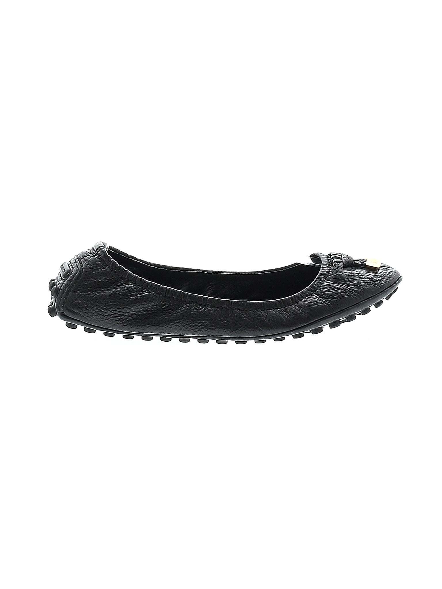 Louis Vuitton Perforated Suede Oxford Ballet Flats
