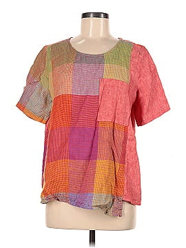 Foil Short Sleeve Blouse (view 1)