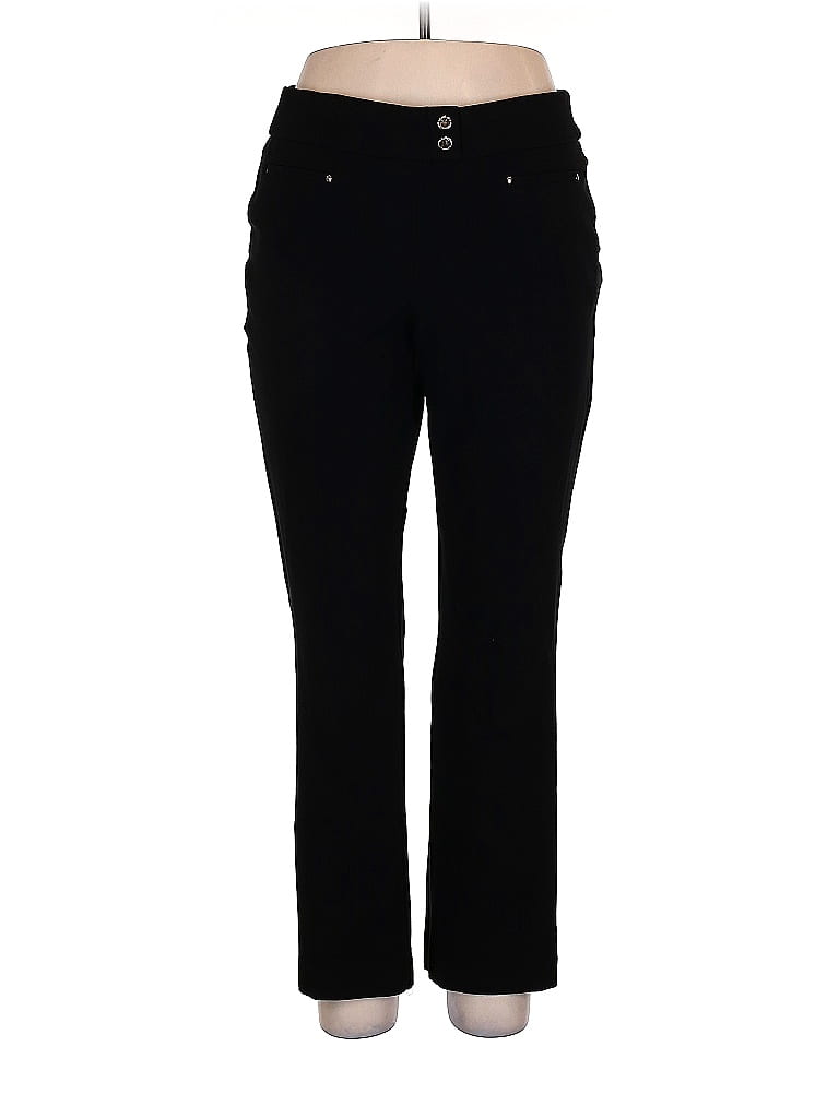 Rekucci Black Casual Pants Size 16 - photo 1