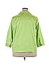 Cj Banks Green Long Sleeve Blouse Size 2X (Plus) - photo 2