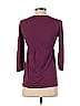 Ann Taylor LOFT Outlet Purple 3/4 Sleeve Blouse Size XXS - photo 2