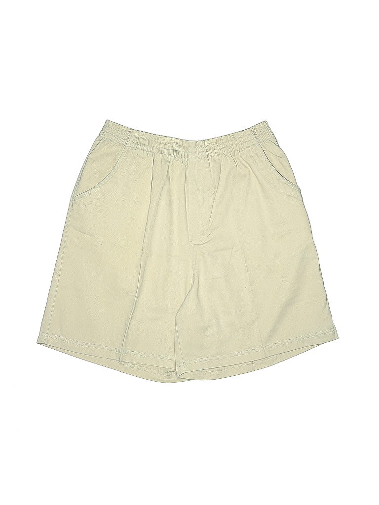 Basic Editions Yellow Tan Khaki Shorts Size L - photo 1