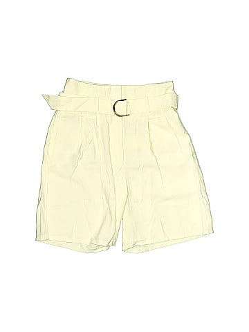 Topshop store yellow shorts