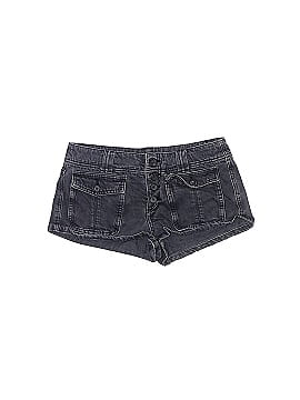 free people black jean shorts