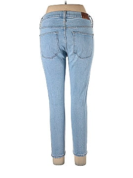 Madewell 9" Mid-Rise Skinny Crop Jeans in Asbury Wash: Button-Front Edition (view 2)