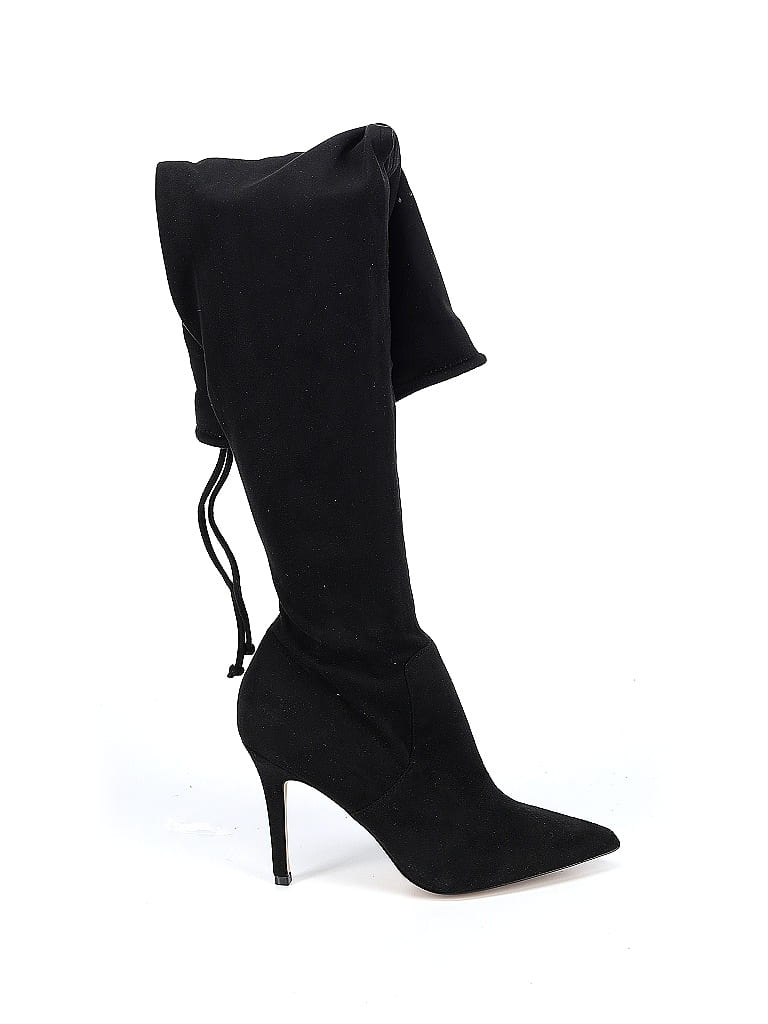 Aldo Solid Black Boots Size 8 - 63% off | thredUP