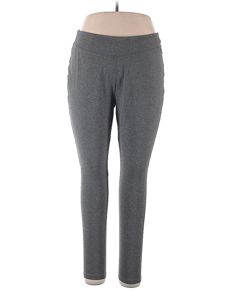 Croft & Barrow Gray Leggings Size XL - 42% off | thredUP