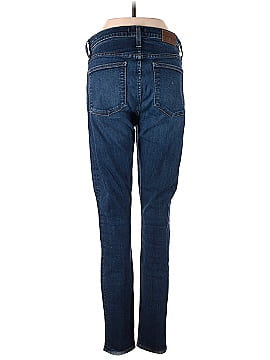 Madewell Tall 9" Mid-Rise Skinny Jeans in Hayes Wash: Button-Front Edition (view 2)
