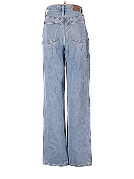 Madewell Baggy Straight Jeans in Earlhurst Wash: Ripped Edition (view 2)