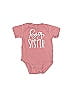 Rabbit Skins 100% Cotton Pink Short Sleeve Onesie 3-6 MO / 6 MO - photo 1
