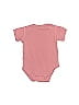 Rabbit Skins 100% Cotton Pink Short Sleeve Onesie 3-6 MO / 6 MO - photo 2