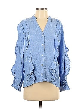 Zara Long Sleeve Button-Down Shirt (view 1)