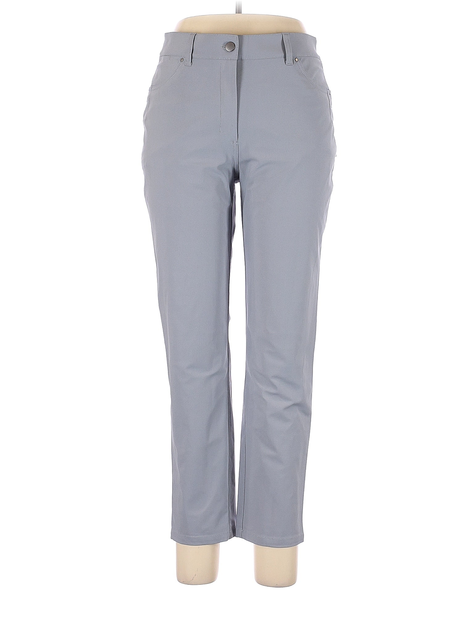 Lululemon Athletica Solid Blue Gray Casual Pants Size 10 - 59% off