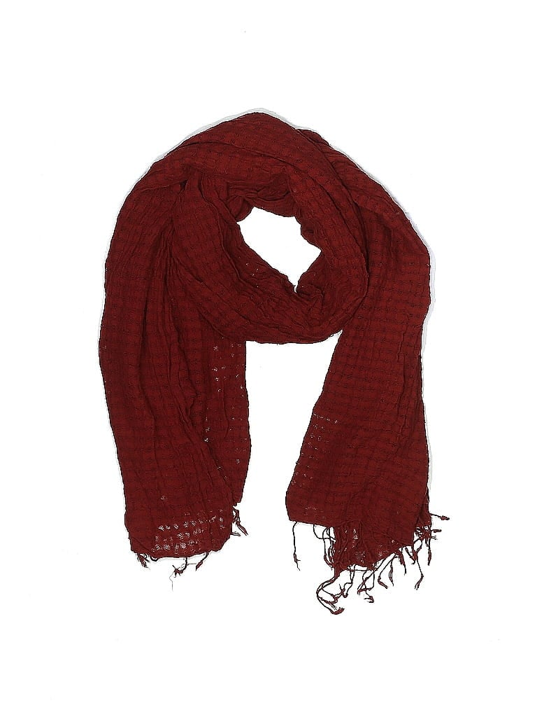 Assorted Brands Burgundy Red Scarf One Size - photo 1
