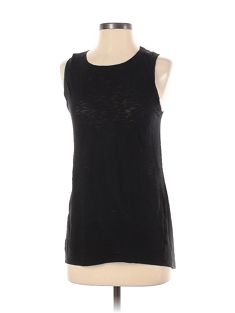 Pre-owned Athleta Sleeveless T-shirt In Black