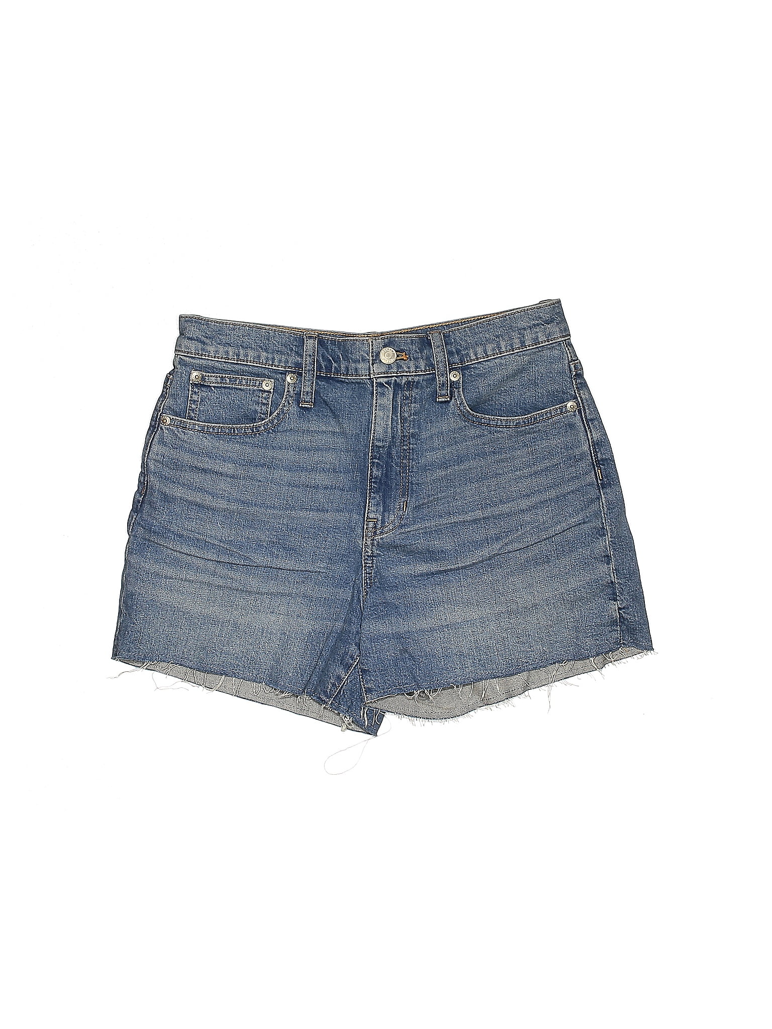 J.Crew Solid Blue Denim Shorts 27 Waist - 74% off | ThredUp