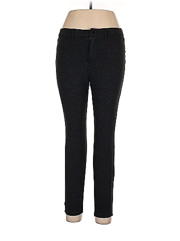 LC Lauren Conrad Polka Dots Black Gray Casual Pants Size L - 75% off