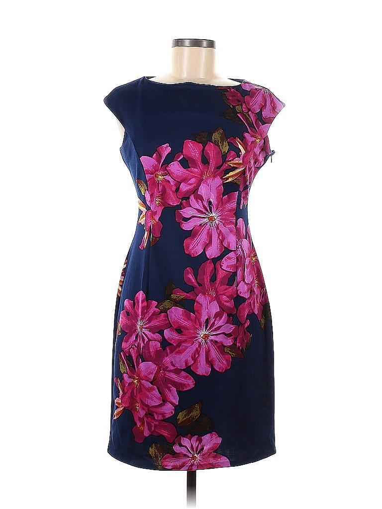 Wisp Floral Multi Color Purple Casual Dress Size 6 (Petite) - 73% off ...