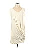 Josh Brody Solid Ivory Casual Dress Size XS - photo 1