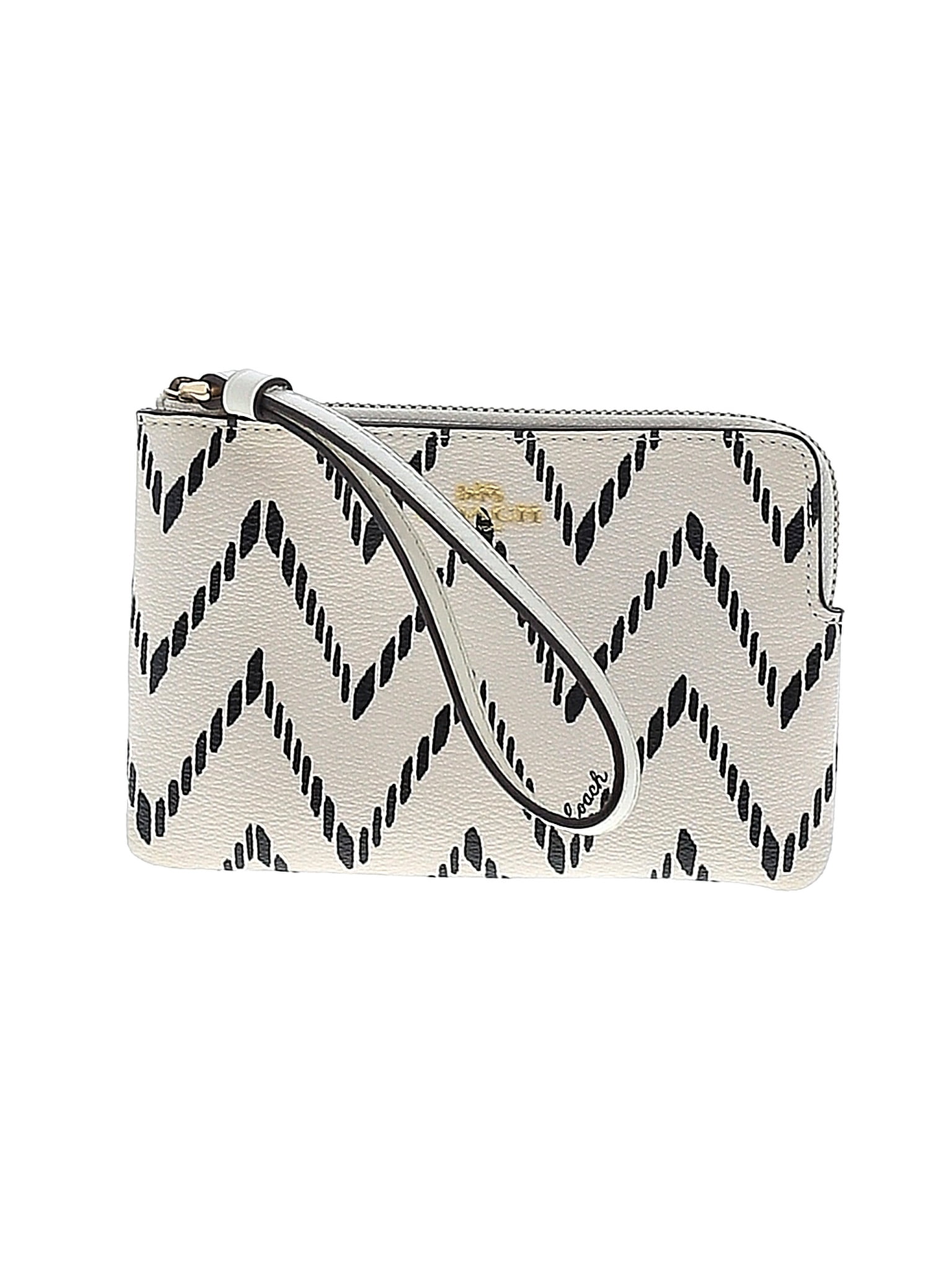 Coach Ivory Wristlet One Size 65 off thredUP