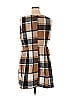 Shein 100% Polyester Grid Plaid Tweed Brown Casual Dress Size 1X (Plus) - photo 2