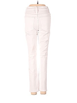 Madewell 10" High-Rise Skinny Crop Jeans in Pure White: Button-Front Edition (view 2)