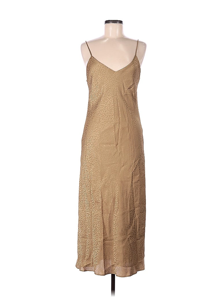 Show Me Your Mumu 100% Polyester Tan Casual Dress Size M - photo 1