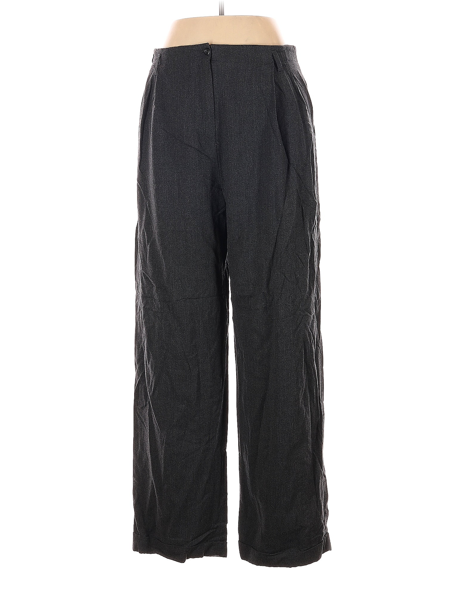 Jones New York Black Gray Wool Pants Size 16 - 74% off | thredUP