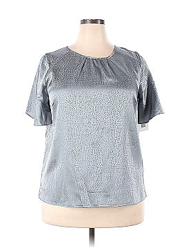 Just Fab Short Sleeve Blouse (view 1)