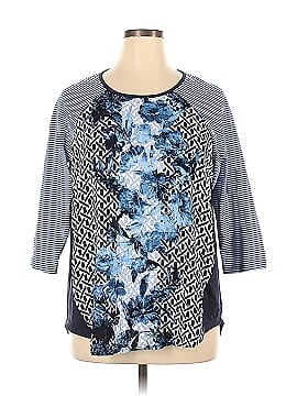 Evans 3/4 Sleeve Blouse (view 1)