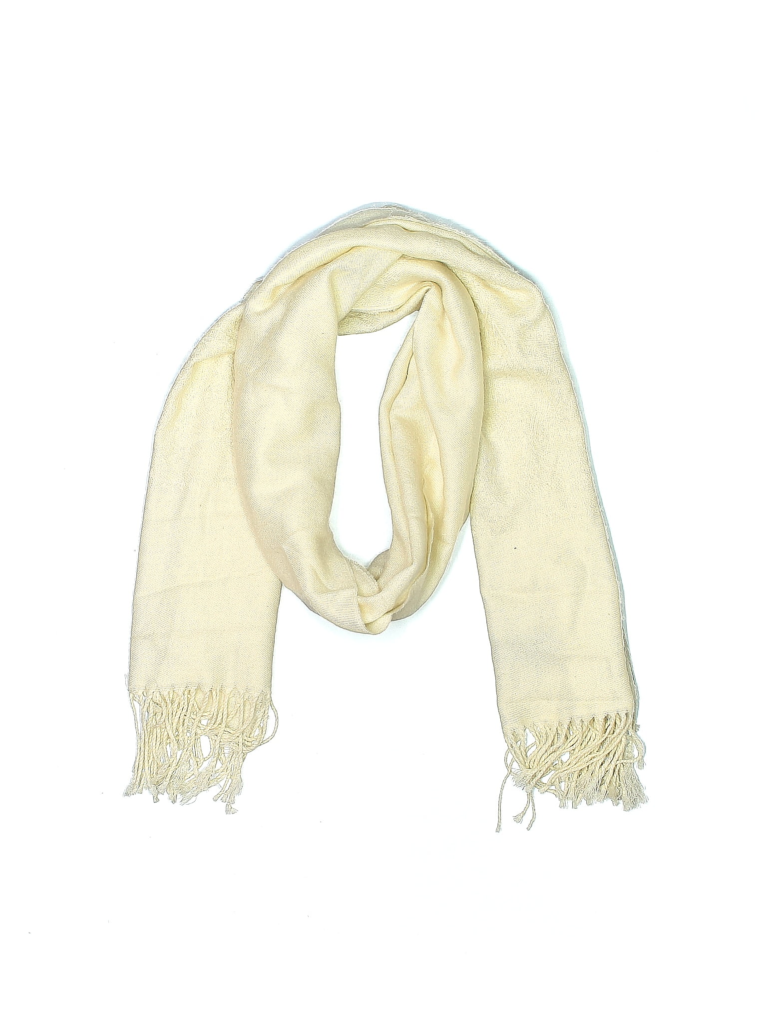 Lauren by Ralph Lauren 100% Acrylic Solid Ivory Scarf One Size - 72% ...